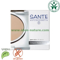 Maquillaje en polvo compacto 02 Light Sand SANTE